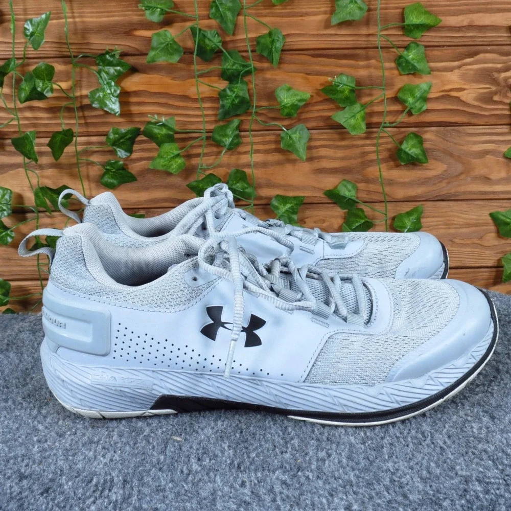 Under Armour Commit TR EX Men 8.5 Gray Mesh‎ Cross Trainer Athletic Comfort